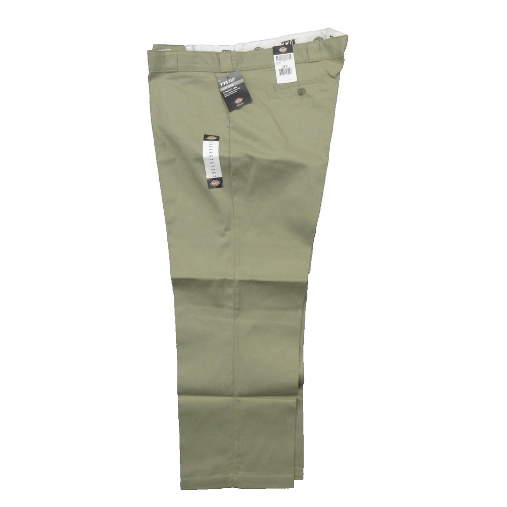 Dickies 774 Work Pants Womens 24 Regular Straight Leg Low Rise Stain Release New - Picture 1 of 12